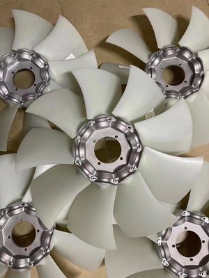 Construction Works Excavator Fan Blade Cooling 6 Holes 9 Fan for Volvo Ec700/Ec750 D16e