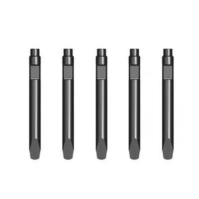 Advanced Heat Treatment Technology 75mm Excavator Hydraulic Breaker Drill Rod Chisel