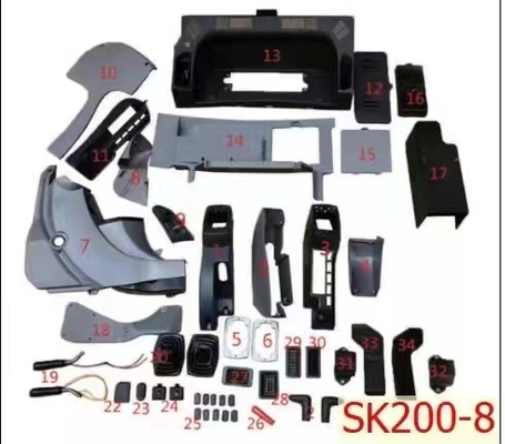 Komatsu PC200-8 PC300-8 Parts Excavator Full Interior Trim Panels