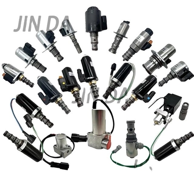 Volvo Kubota Caterpillar Excavator Solenoid Valve Spare Parts for Start Stop Valve Shipment DHL FEDEX TNT EMS UPS