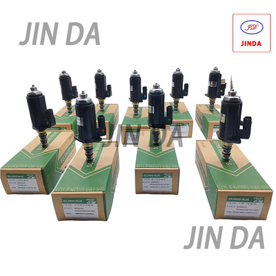 Volvo Kubota Caterpillar Excavator Solenoid Valve Spare Parts for Start Stop Valve Shipment DHL FEDEX TNT EMS UPS